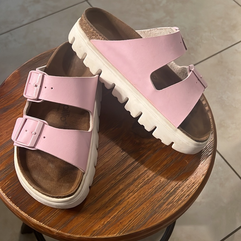 Papillio Birkenstock…pink…size 37 / 6.5 EUC